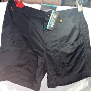 SALT LIFE Men's Black xl top water 6.5 inch Shorts board walk nwt  77